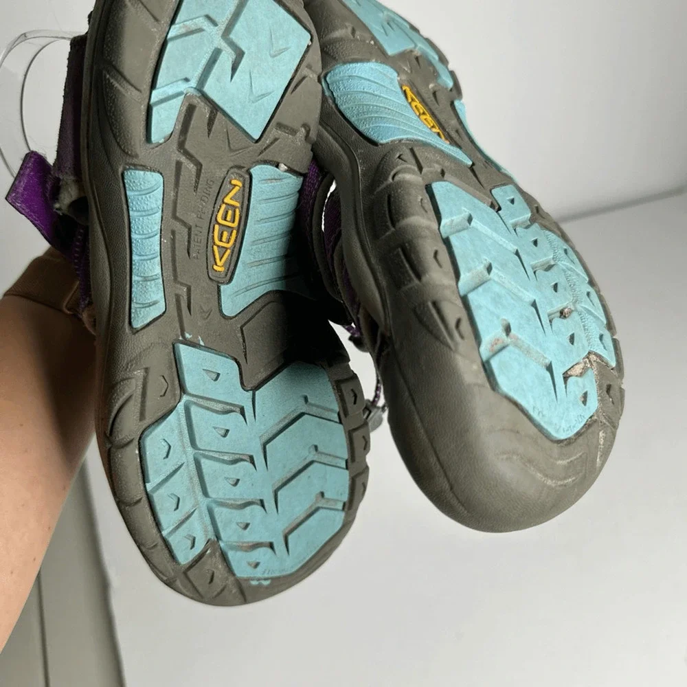Keen Kids Water Shoes Purple and Gray Closed-Toe Sandals
